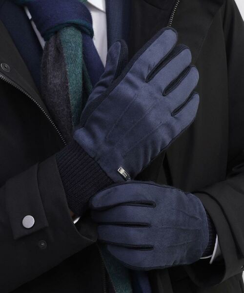 TAKEO KIKUCHI / タケオキクチ 手袋 | スエード調ニットコンビ ウォッシャブルグローブ | 詳細21