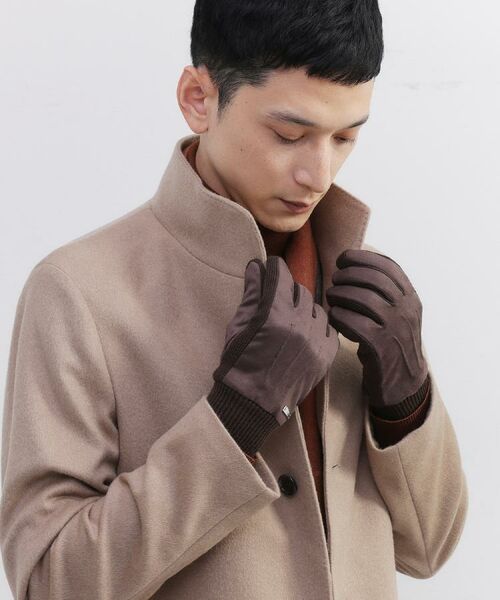 TAKEO KIKUCHI / タケオキクチ 手袋 | スエード調ニットコンビ ウォッシャブルグローブ | 詳細6