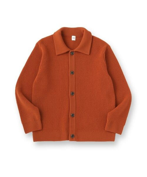 TAKEO KIKUCHI / タケオキクチ カーディガン・ボレロ | タスマニアウール混畦編みカーディガン | 詳細1