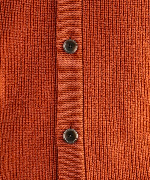 TAKEO KIKUCHI / タケオキクチ カーディガン・ボレロ | タスマニアウール混畦編みカーディガン | 詳細15