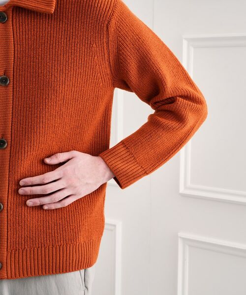 TAKEO KIKUCHI / タケオキクチ カーディガン・ボレロ | タスマニアウール混畦編みカーディガン | 詳細6