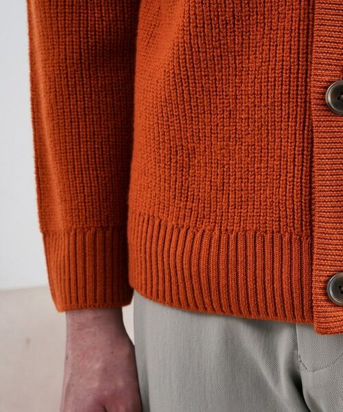 TAKEO KIKUCHI / タケオキクチ カーディガン・ボレロ | タスマニアウール混畦編みカーディガン | 詳細7