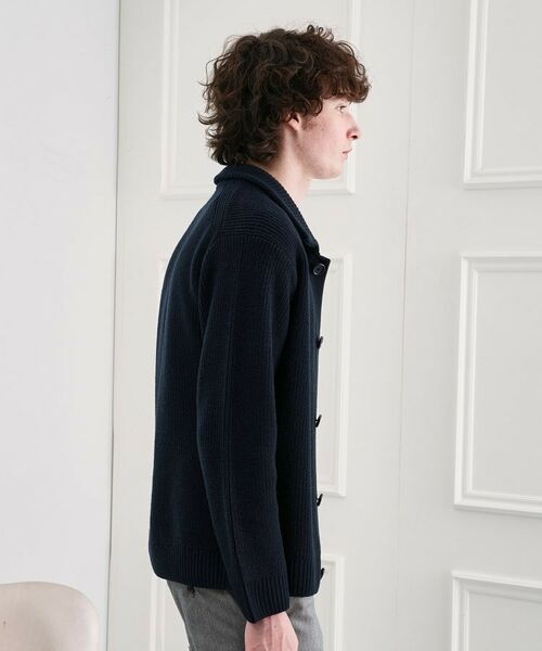 TAKEO KIKUCHI / タケオキクチ カーディガン・ボレロ | タスマニアウール混畦編みカーディガン | 詳細9