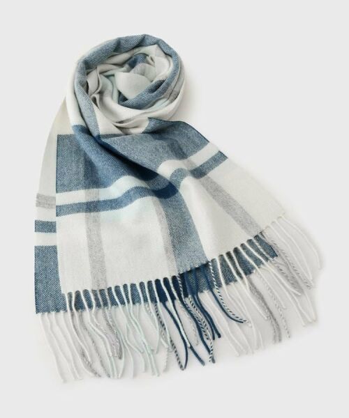 TAKEO KIKUCHI / タケオキクチ マフラー・ショール・スヌード・ストール | チェックカシミヤマフラー | 詳細11