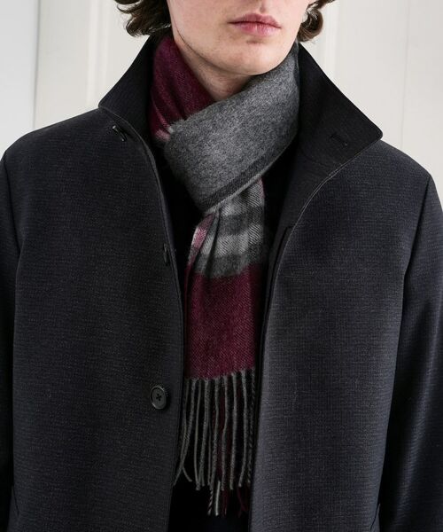 TAKEO KIKUCHI / タケオキクチ マフラー・ショール・スヌード・ストール | チェックカシミヤマフラー | 詳細17