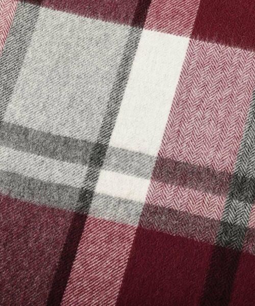 TAKEO KIKUCHI / タケオキクチ マフラー・ショール・スヌード・ストール | チェックカシミヤマフラー | 詳細3