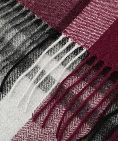 TAKEO KIKUCHI / タケオキクチ マフラー・ショール・スヌード・ストール | チェックカシミヤマフラー | 詳細4