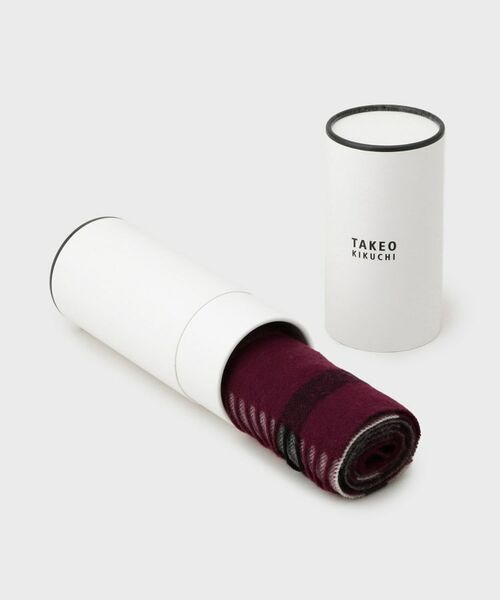 TAKEO KIKUCHI / タケオキクチ マフラー・ショール・スヌード・ストール | チェックカシミヤマフラー | 詳細7