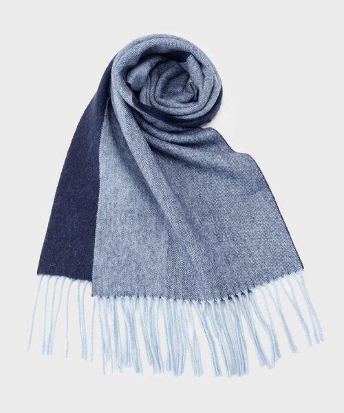 TAKEO KIKUCHI / タケオキクチ マフラー・ショール・スヌード・ストール | カシミヤブレンド リバーシブルマフラー | 詳細12