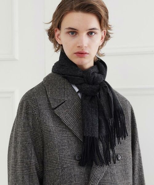 TAKEO KIKUCHI / タケオキクチ マフラー・ショール・スヌード・ストール | カシミヤブレンド リバーシブルマフラー | 詳細25
