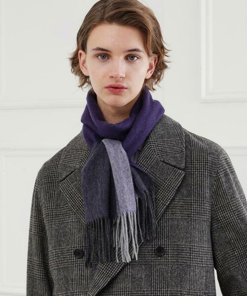 TAKEO KIKUCHI / タケオキクチ マフラー・ショール・スヌード・ストール | カシミヤブレンド リバーシブルマフラー | 詳細27