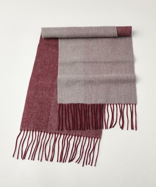 TAKEO KIKUCHI / タケオキクチ マフラー・ショール・スヌード・ストール | カシミヤブレンド リバーシブルマフラー | 詳細4