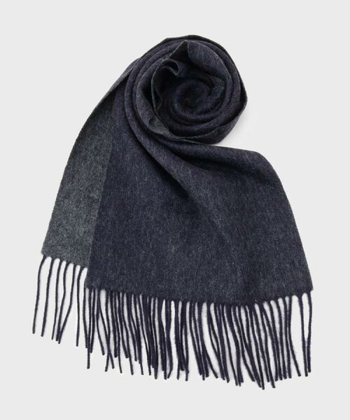TAKEO KIKUCHI / タケオキクチ マフラー・ショール・スヌード・ストール | カシミヤブレンド リバーシブルマフラー | 詳細9