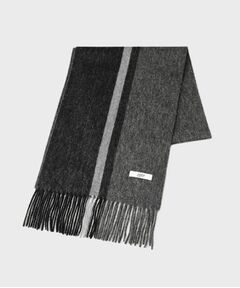 TAKEO KIKUCHI / タケオキクチ マフラー・ショール・スヌード・ストール | カシミヤブレンドパネルマフラー