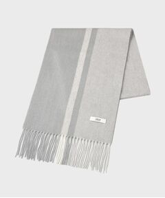 TAKEO KIKUCHI / タケオキクチ マフラー・ショール・スヌード・ストール | カシミヤブレンドパネルマフラー