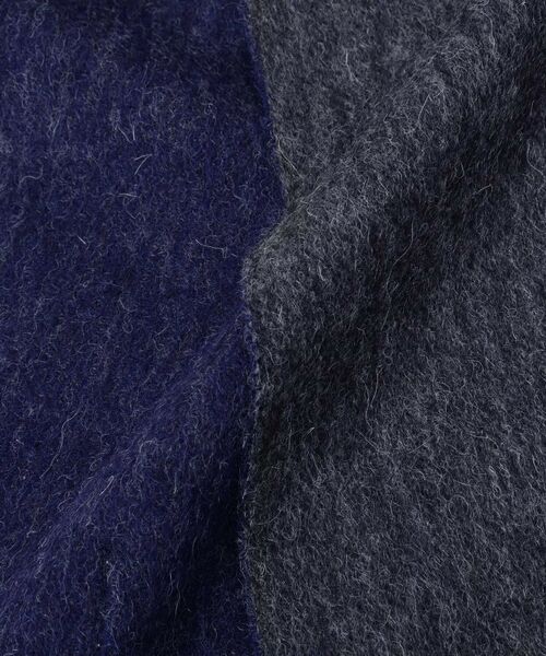 TAKEO KIKUCHI / タケオキクチ マフラー・ショール・スヌード・ストール | カシミヤブレンドパネルマフラー | 詳細3