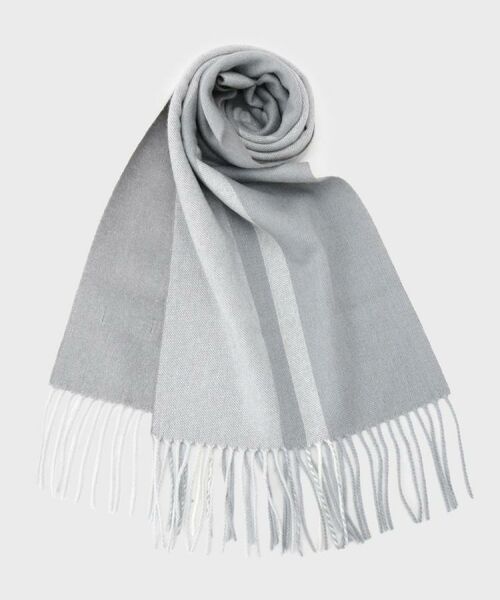 TAKEO KIKUCHI / タケオキクチ マフラー・ショール・スヌード・ストール | カシミヤブレンドパネルマフラー | 詳細7