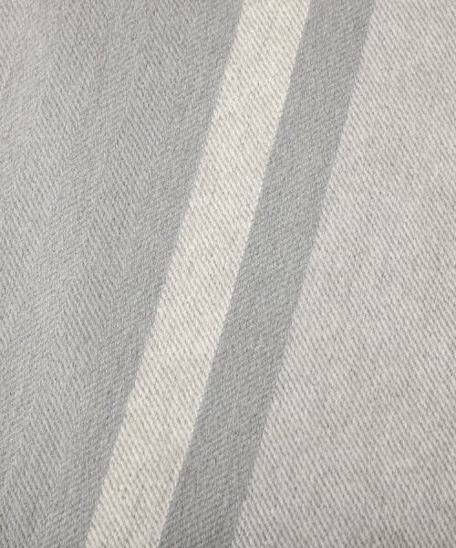 TAKEO KIKUCHI / タケオキクチ マフラー・ショール・スヌード・ストール | カシミヤブレンドパネルマフラー | 詳細8