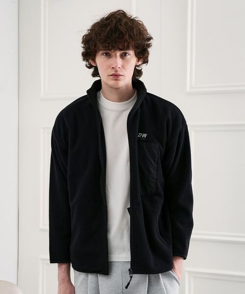 TAKEO KIKUCHI / タケオキクチ レザーブルゾン・ジャケット | TKDWフリースジャケット | 詳細10