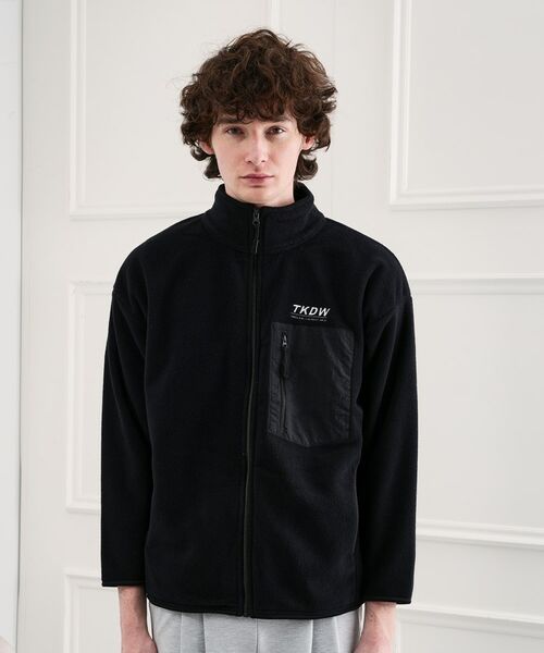TAKEO KIKUCHI / タケオキクチ レザーブルゾン・ジャケット | TKDWフリースジャケット | 詳細2