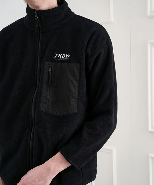 TAKEO KIKUCHI / タケオキクチ レザーブルゾン・ジャケット | TKDWフリースジャケット | 詳細6