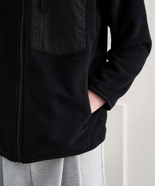 TAKEO KIKUCHI / タケオキクチ レザーブルゾン・ジャケット | TKDWフリースジャケット | 詳細7
