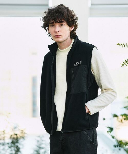 TAKEO KIKUCHI / タケオキクチ ベスト | TKDWフリースベスト(ブラック(019))