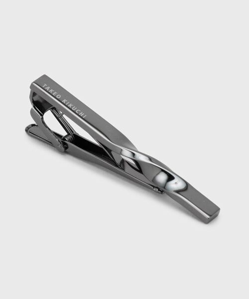 TAKEO KIKUCHI / タケオキクチ カフリンクス・ネクタイピン | 【日本製】ミッドモダンツイストタイバー | 詳細1