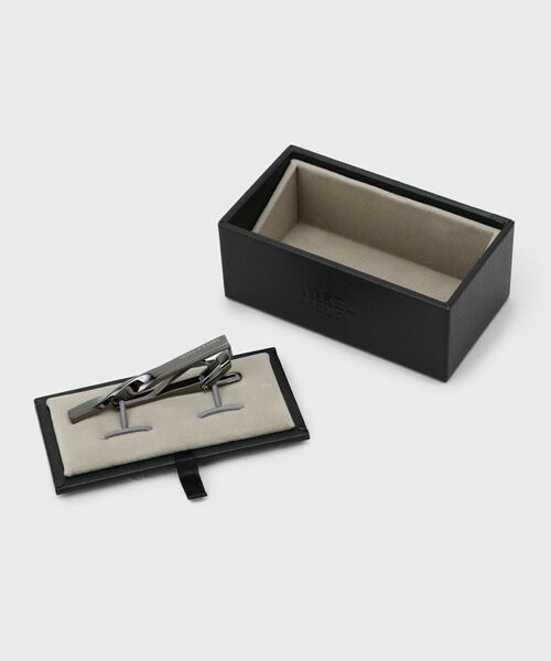 TAKEO KIKUCHI / タケオキクチ カフリンクス・ネクタイピン | 【日本製】ミッドモダンツイストタイバー | 詳細3