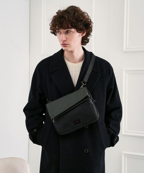 TAKEO KIKUCHI / タケオキクチ ショルダーバッグ | 【2WAY】ダブルクラッチショルダー | 詳細14