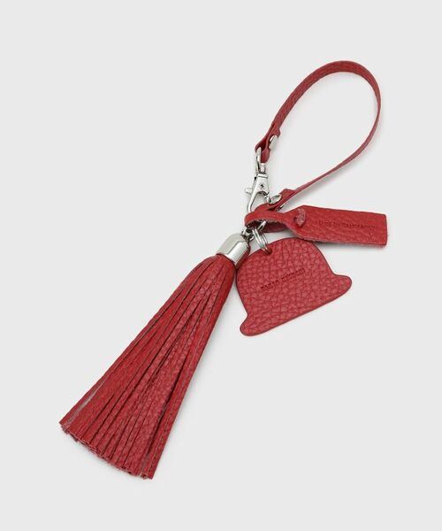 TAKEO KIKUCHI / タケオキクチ キーホルダー・ストラップ | 【シュリンクレザー】ボーラーハットタッセルチャーム | 詳細1