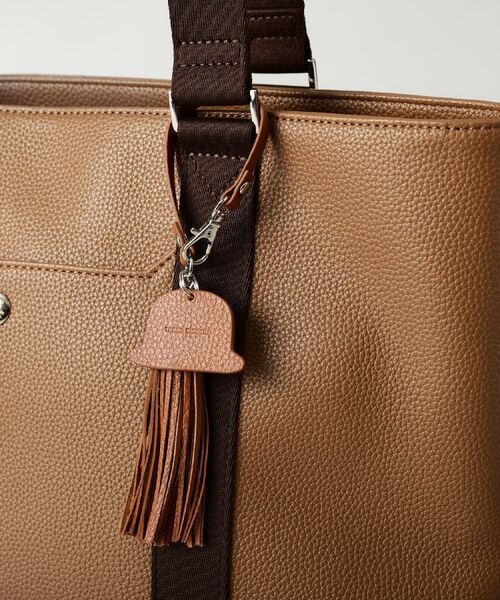 TAKEO KIKUCHI / タケオキクチ キーホルダー・ストラップ | 【シュリンクレザー】ボーラーハットタッセルチャーム | 詳細13