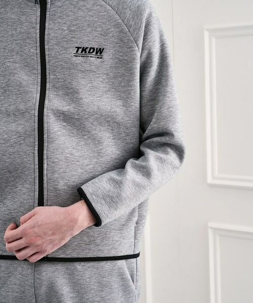 TAKEO KIKUCHI / タケオキクチ レザーブルゾン・ジャケット | TKDWダンボールニットブルゾン | 詳細6