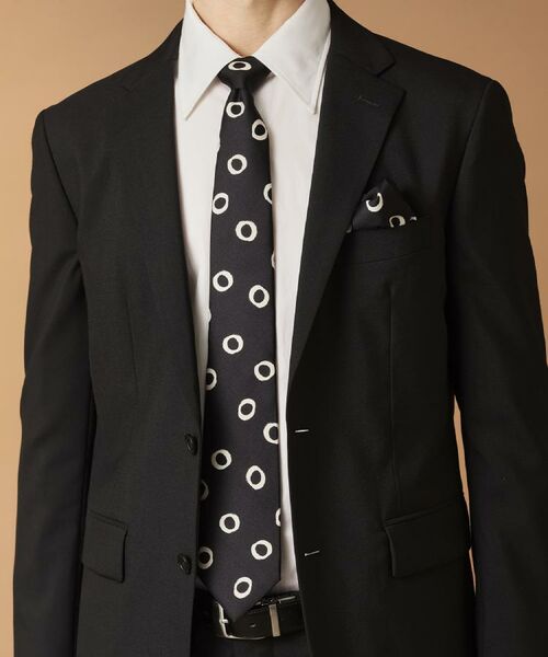 TAKEO KIKUCHI / タケオキクチ ネクタイ | 手書きサークルドットネクタイ | 詳細11