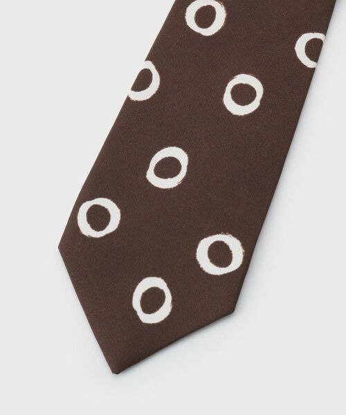 TAKEO KIKUCHI / タケオキクチ ネクタイ | 手書きサークルドットネクタイ | 詳細2