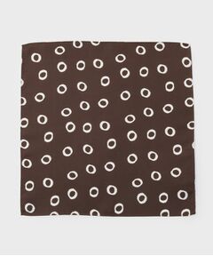 TAKEO KIKUCHI / タケオキクチ ハンカチ | 手書きサークルドットチーフ