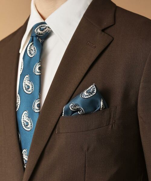 TAKEO KIKUCHI / タケオキクチ ハンカチ | ペイズリースタンプチーフ | 詳細3