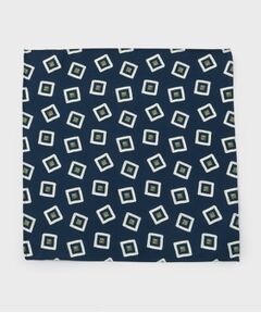 TAKEO KIKUCHI / タケオキクチ ハンカチ | 手書き小紋プリントチーフ