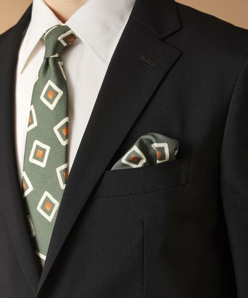 TAKEO KIKUCHI / タケオキクチ ハンカチ | 手書き小紋プリントチーフ | 詳細3