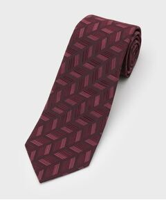 TAKEO KIKUCHI / タケオキクチ ネクタイ | 【縁起の良いネクタイ】PNJ矢羽根ストライプネクタイ