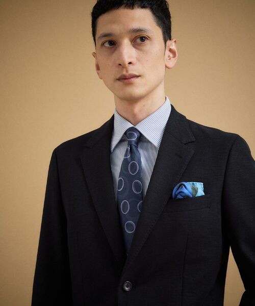 TAKEO KIKUCHI / タケオキクチ ネクタイ | 【縁起の良いネクタイ】PNJ 巴（ともえ）紋ジオメトリックネクタイ | 詳細11