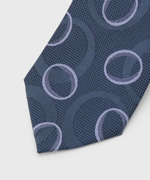 TAKEO KIKUCHI / タケオキクチ ネクタイ | 【縁起の良いネクタイ】PNJ 巴（ともえ）紋ジオメトリックネクタイ | 詳細2