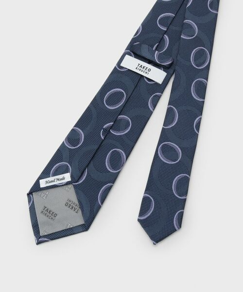 TAKEO KIKUCHI / タケオキクチ ネクタイ | 【縁起の良いネクタイ】PNJ 巴（ともえ）紋ジオメトリックネクタイ | 詳細3