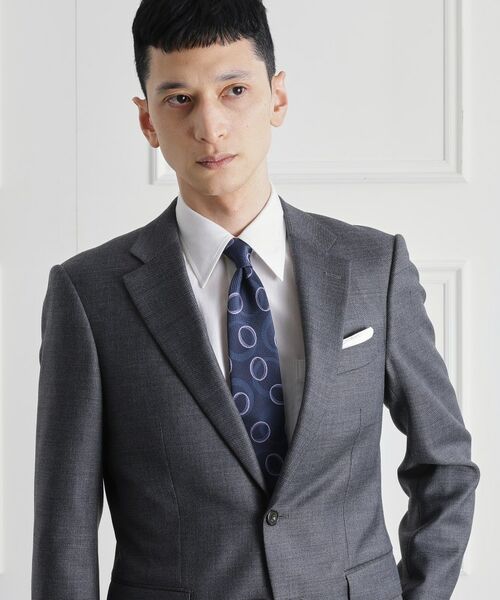 TAKEO KIKUCHI / タケオキクチ ネクタイ | 【縁起の良いネクタイ】PNJ 巴（ともえ）紋ジオメトリックネクタイ | 詳細7