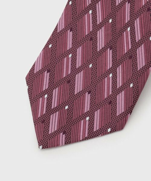 TAKEO KIKUCHI / タケオキクチ ネクタイ | 【縁起の良いネクタイ】PNJ 菱紋ネクタイ | 詳細2