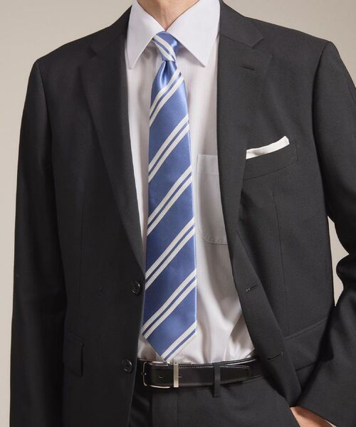 TAKEO KIKUCHI / タケオキクチ ネクタイ | 【タンザワシルク】フレスコストライプ | 詳細10