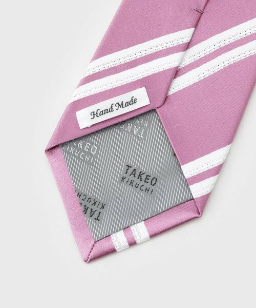 TAKEO KIKUCHI / タケオキクチ ネクタイ | 【タンザワシルク】フレスコストライプ | 詳細4