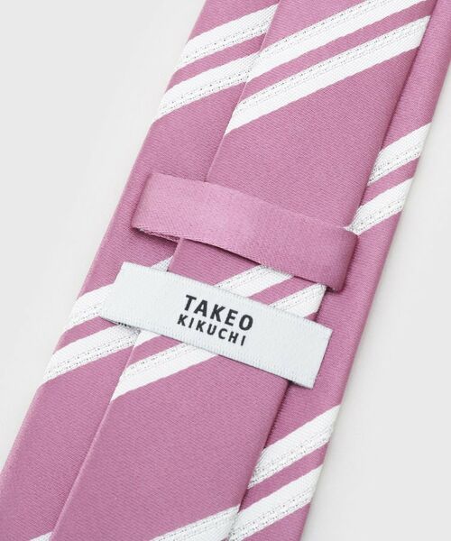 TAKEO KIKUCHI / タケオキクチ ネクタイ | 【タンザワシルク】フレスコストライプ | 詳細5