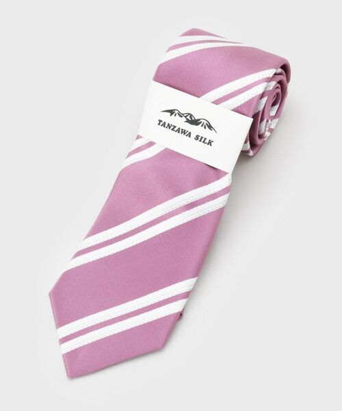 TAKEO KIKUCHI / タケオキクチ ネクタイ | 【タンザワシルク】フレスコストライプ | 詳細6