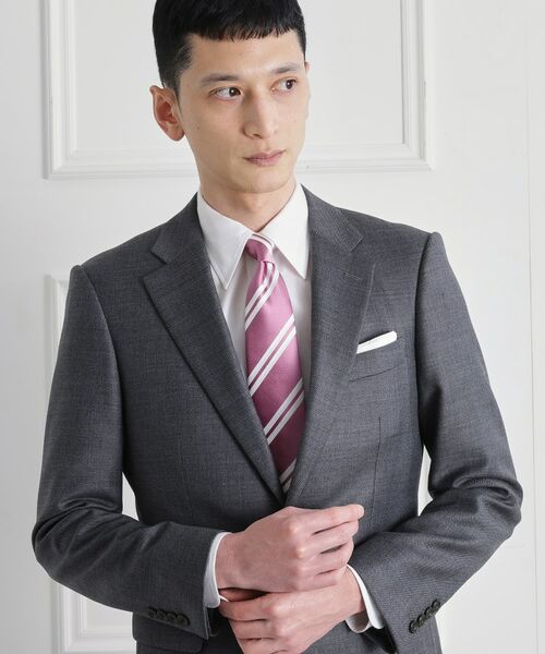 TAKEO KIKUCHI / タケオキクチ ネクタイ | 【タンザワシルク】フレスコストライプ | 詳細7